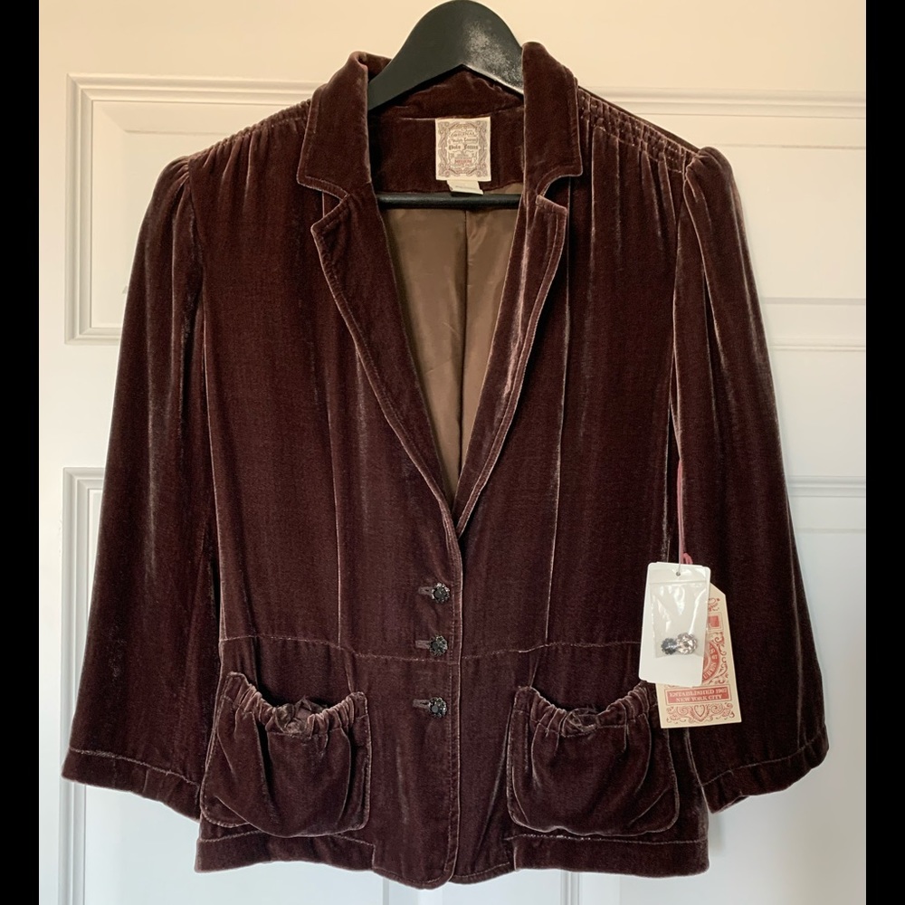 NWT Polo Velvet Blazer